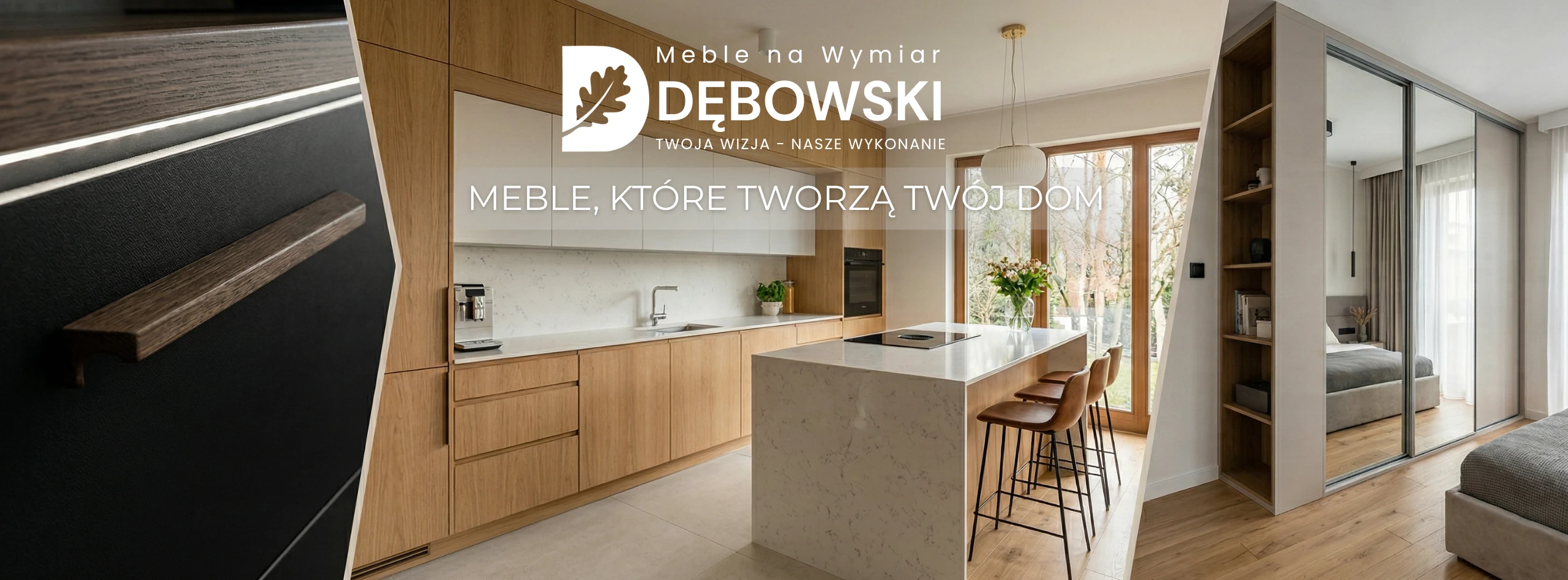 Kuchnia i zabudowa na wymiar wykonane przez Meble na wymiar Dębowski